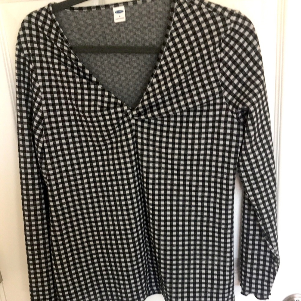 Checkered long sleeve
